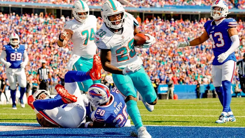 Buffalo Bills vs Miami Dolphins match player stats